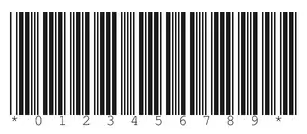 Code 39 barcode