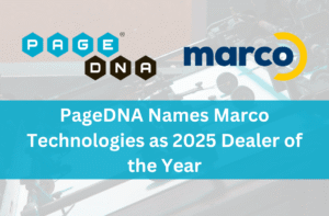 PageDNA Names Marco Technologies as 2025 Dealer of the Year graphic