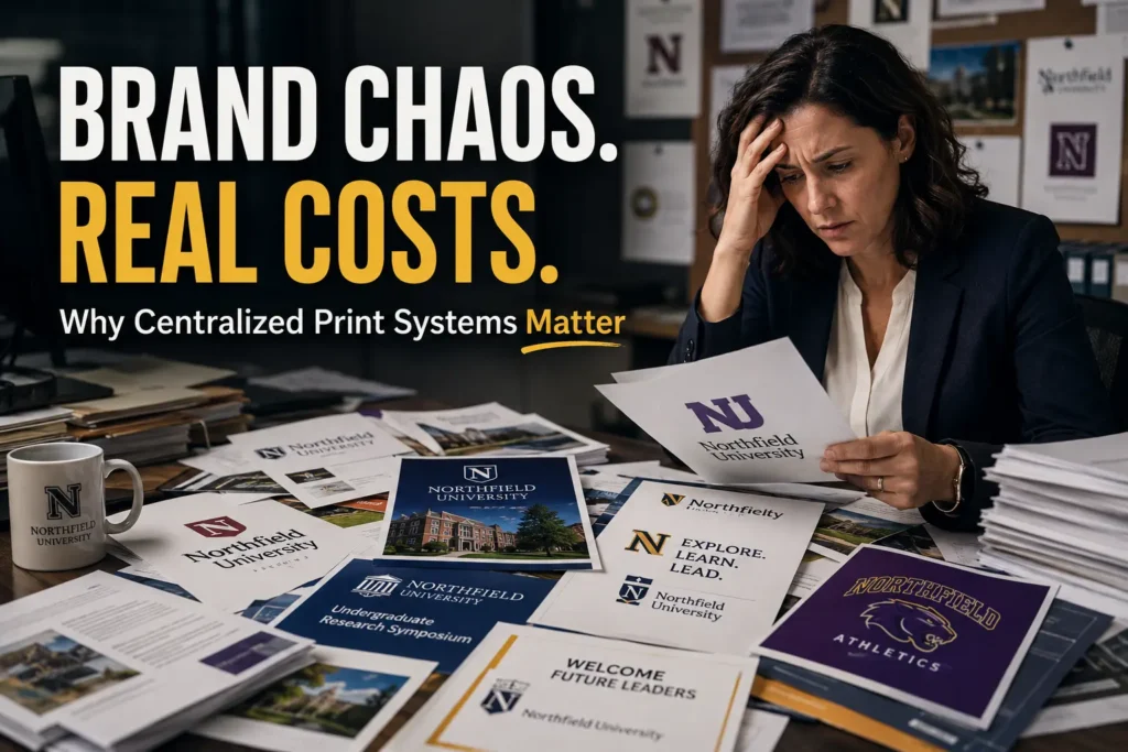 How Universities Lose Brand Consistency Without Centralized Print Systems