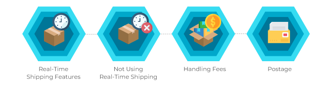 Shipping Rates hex graphic