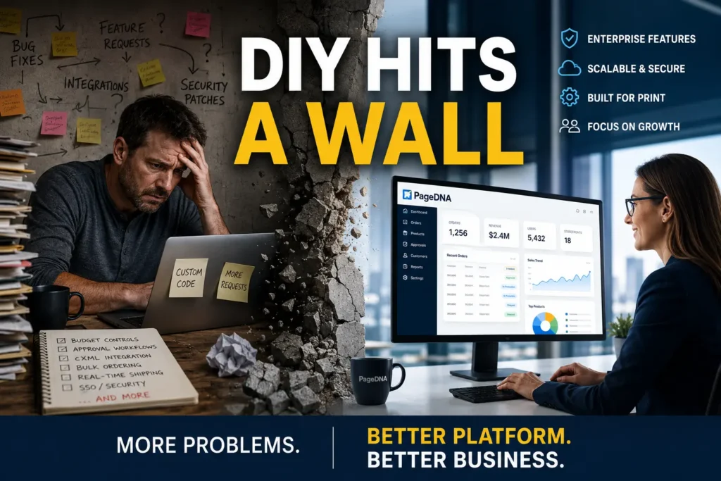 Homegrown vs. Commercial-Grade Web-to-Print